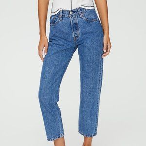 Levi's 501 Cropped Straight Leg Women's Jeans